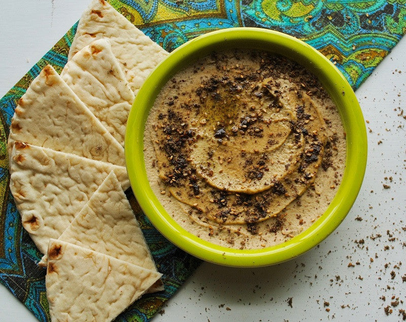 Zergut Hummus w Thyme (Zaatar) 8oz