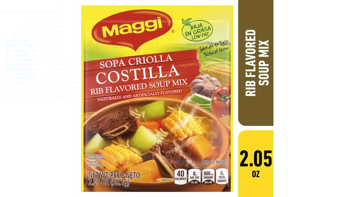 Maggi Rib Flavored Soup Mix 58g