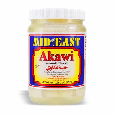MidEast Akawi Cheese In Brine, 32 oz