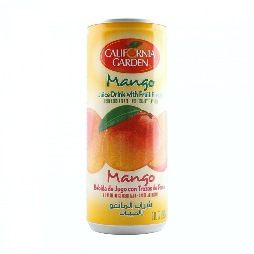 California Garden Mango Juice w Fruit pcs 240ml