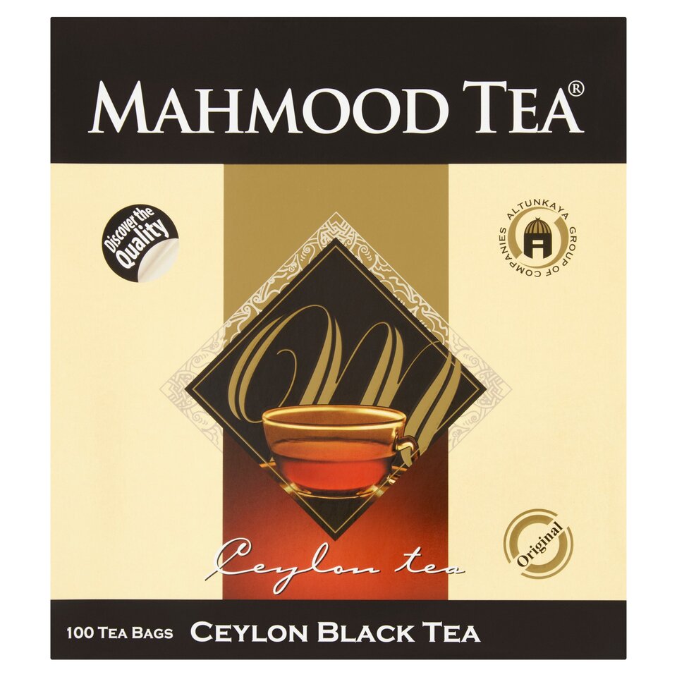 Mahmood Tea Ceylon Black Tea Bags, 200g