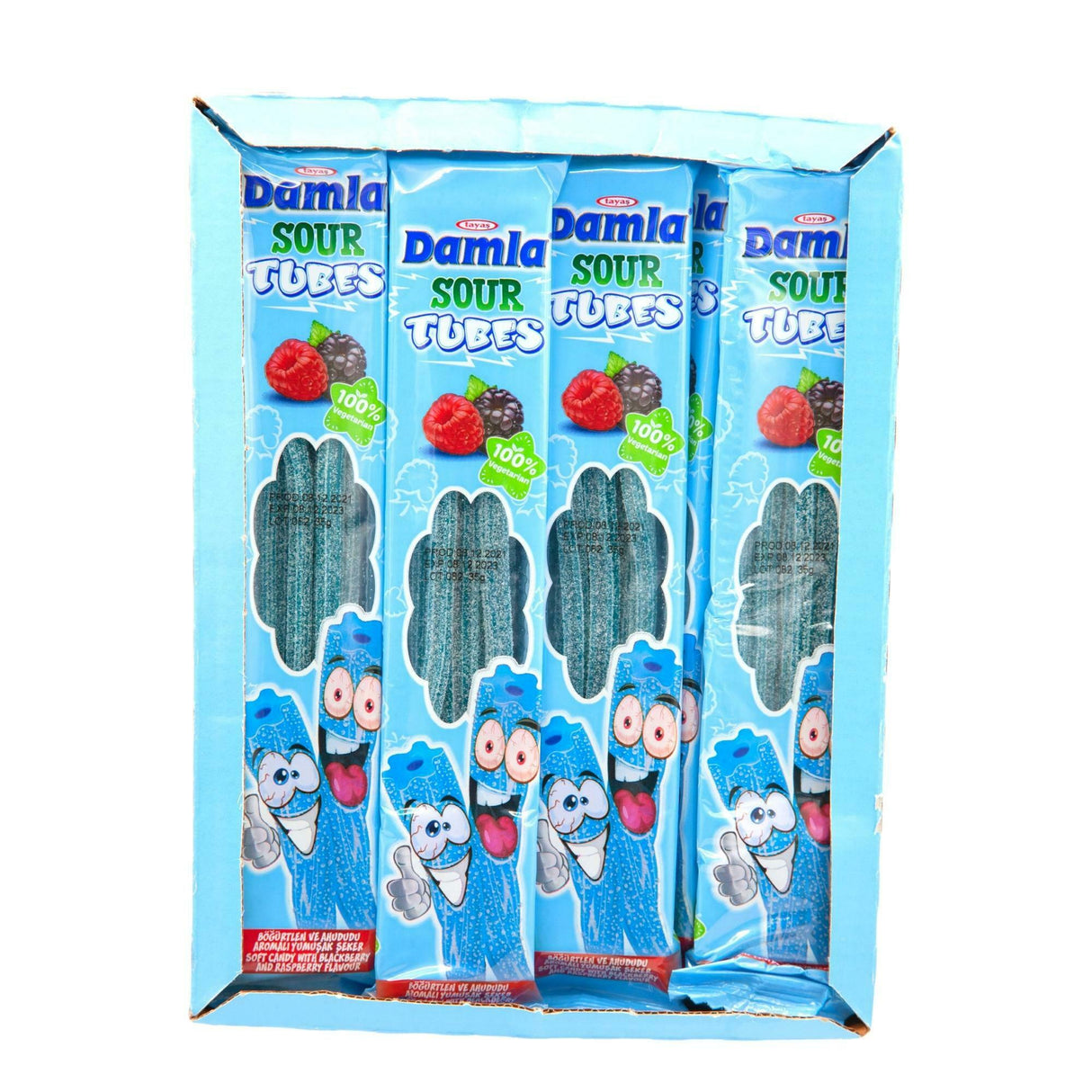 Damla Berries Sour Tubes - 35g