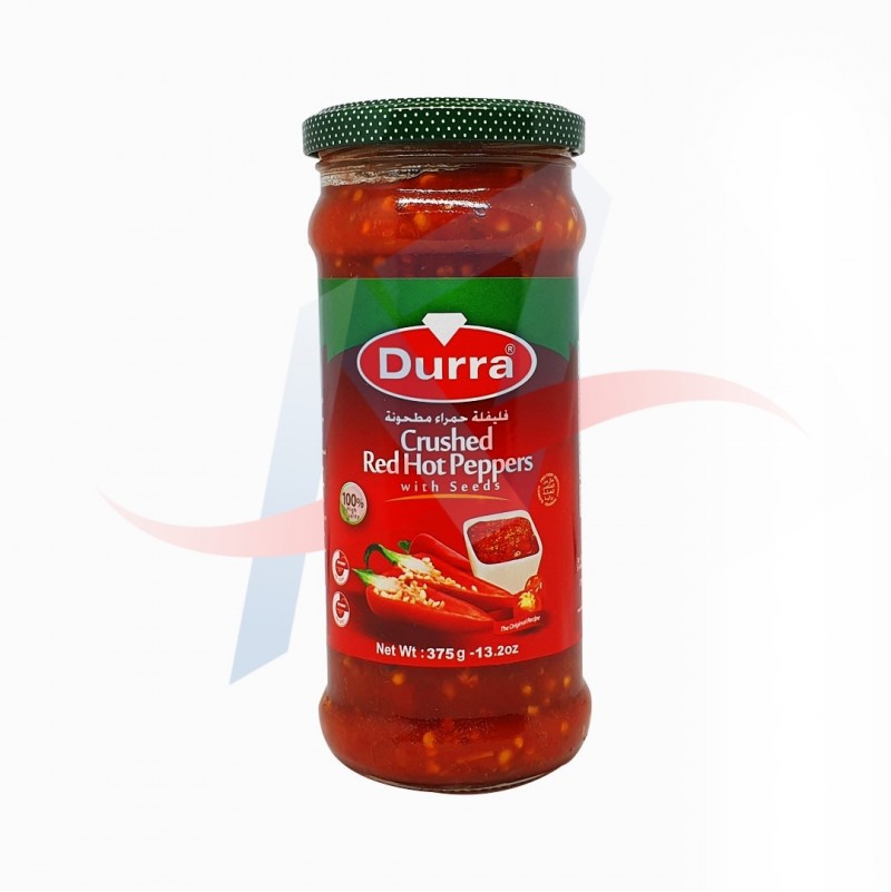 Durra Crushed Red Hot Peppers -360g