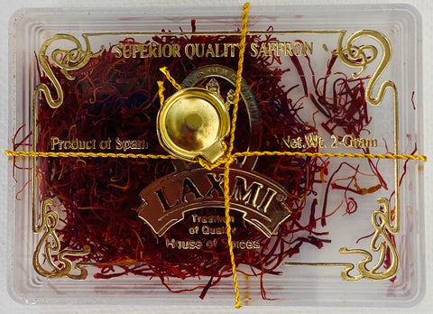 Laxmi Pure Spanish Saffron - 2 Gm