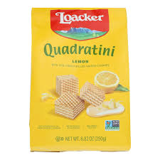 Loacker, Quadratini Lemon Wafers 250g Bag