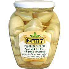 Zarrin Pickled Peeled Garlic, 24 oz