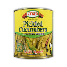 Ziyad Pickled Cucumbers 4 lb. (46-55 Count)