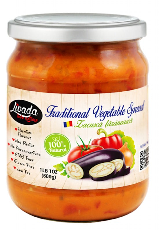 Livada Traditional Veg Spread 500g