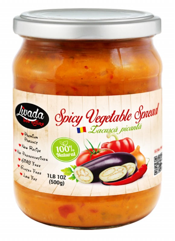 Livada Spicy Veg Spread 500g