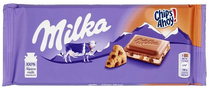 Milka Chips Ahoy Chocolate 100g