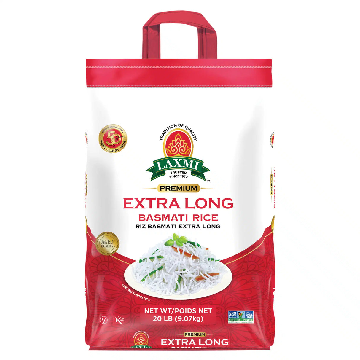 Laxmi Premium Extra Long Basmati Rice 20LB