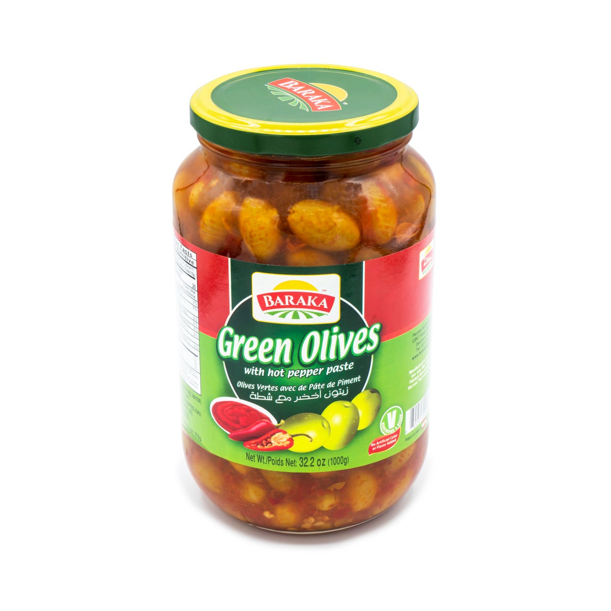 Baraka Green Olives w Shatta 1kg