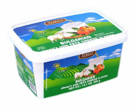 Zergut Bulgarian Feta 14 oz Tub