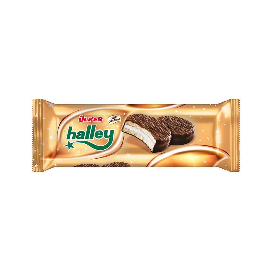 Ulker Halley Chocolate Coated Sandwich Biscuit 240g