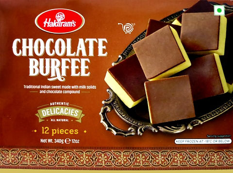 Haldiram's Chocolate Burfee 12pc- 340g