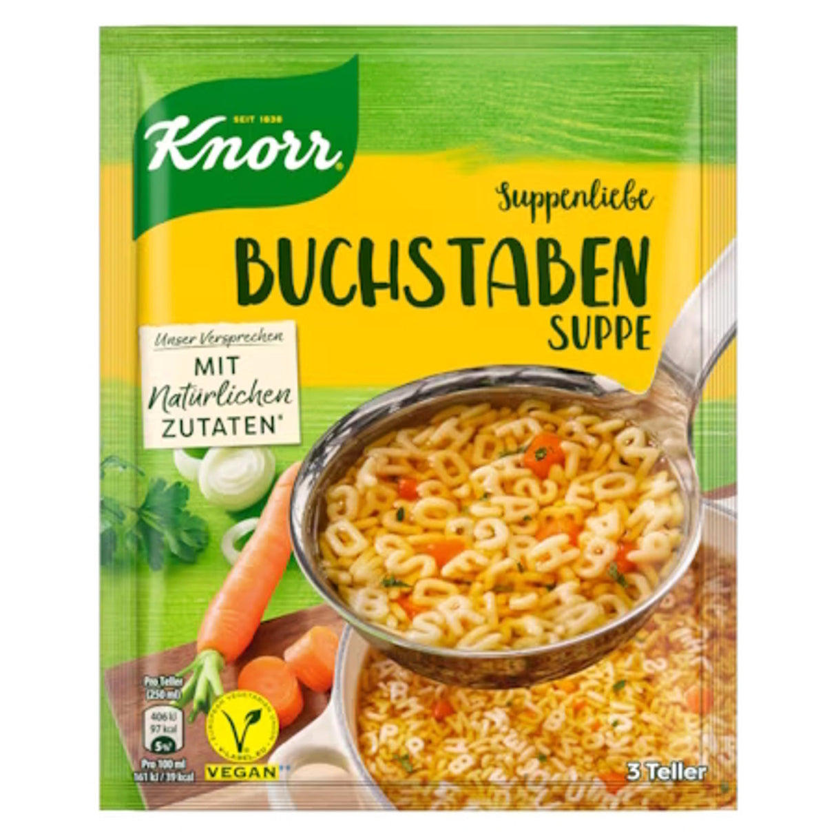 Knorr Buchstaben Veg Soup 82g