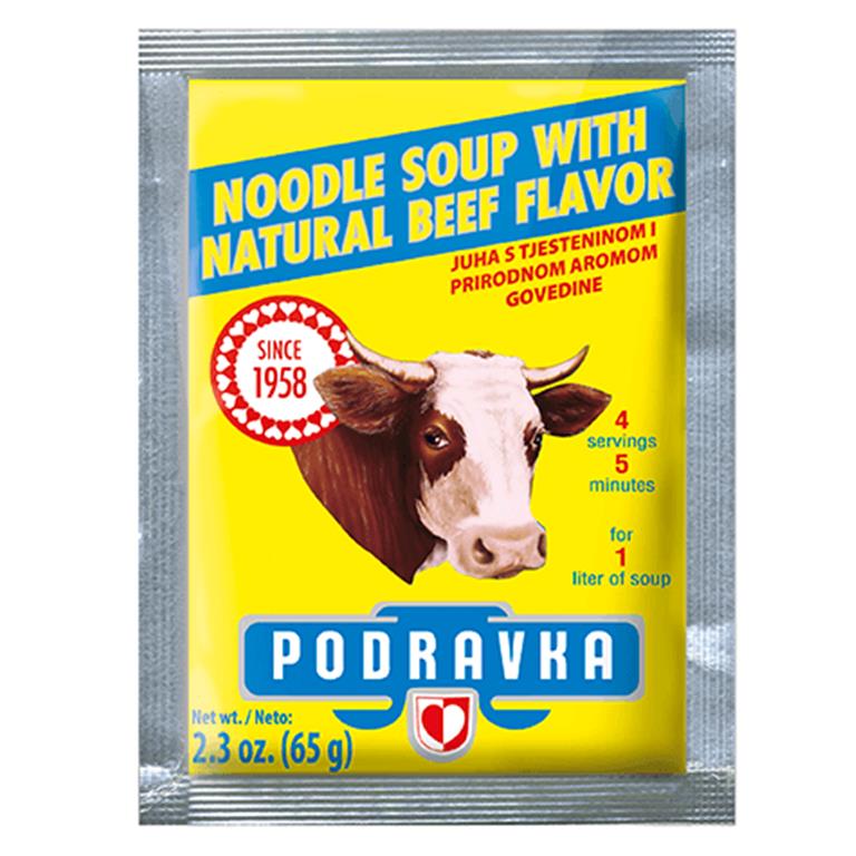 Podravka Beef Noodle Soup 65g