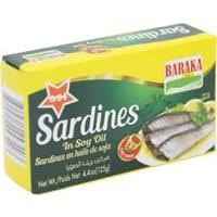 Baraka Sardines Soy Oil 4.4oz