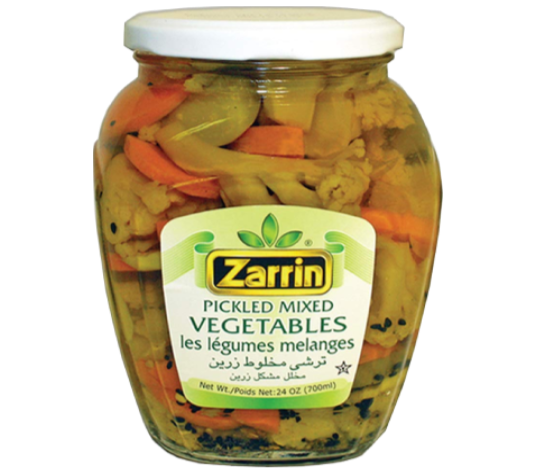 Zarrin Pickled Mixed Vegetables, 24 oz