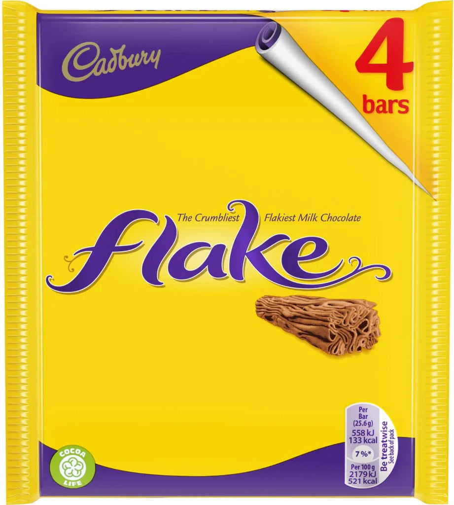 Cadbury Flake Bars 4 x 0.7oz