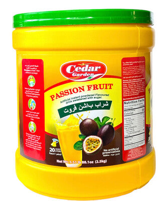 Cedar Garden Passion Fruit Drink Powder 88oz