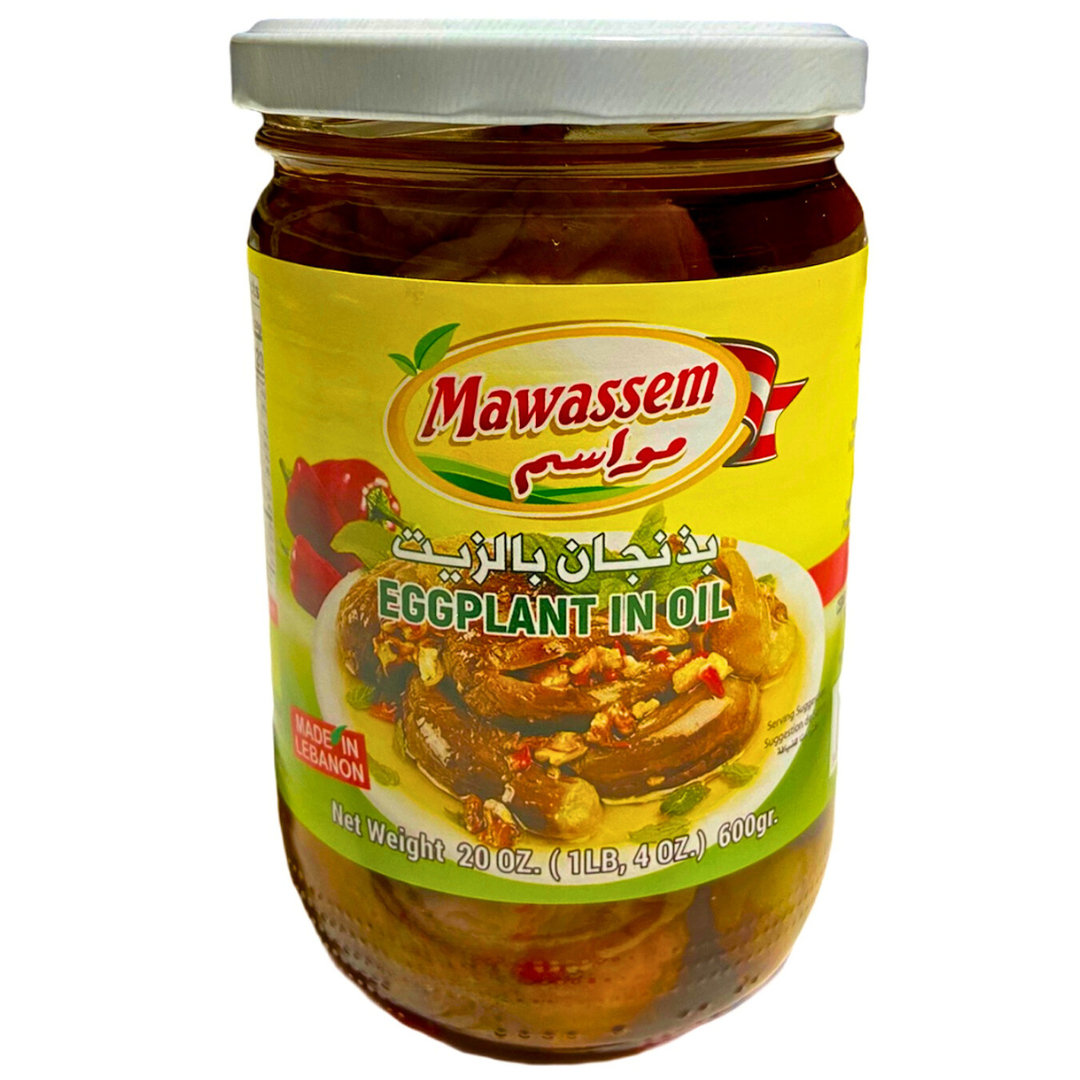 Mawassem Eggplant In Oil (Mackdous) 20oz