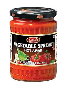 Zergut Hot Ajvar Vegetable Spread 19 oz