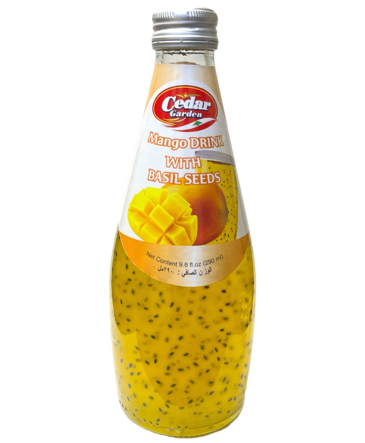 Cedar Garden Mango Drink With Basil Seeds 290ml