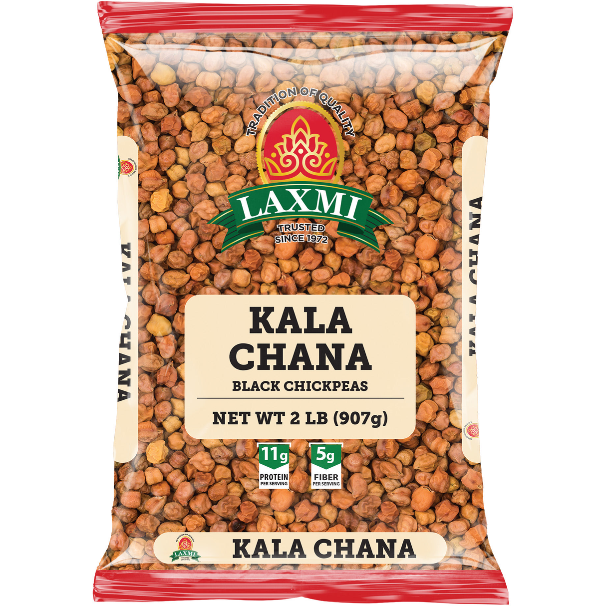 Laxmi Kala Chana Black Chickpeas - 907g (2Lb)