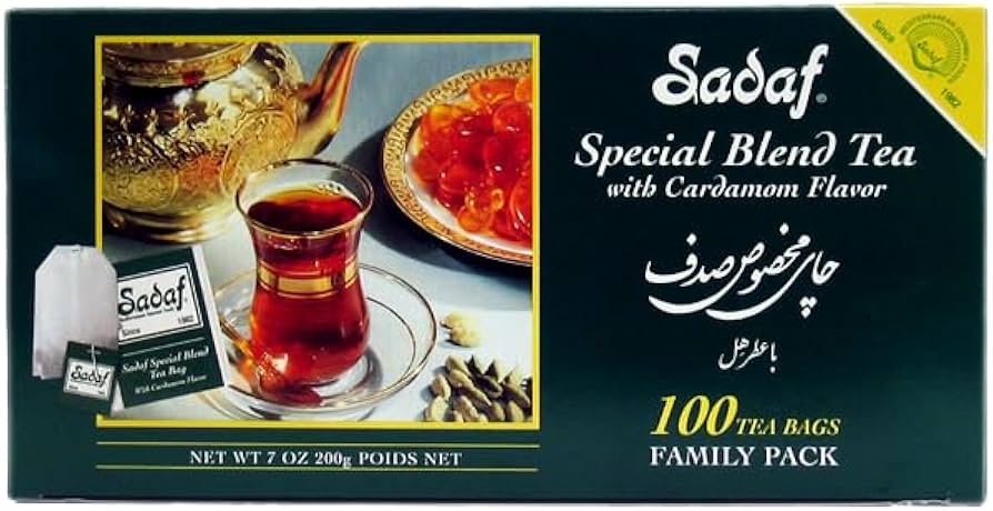 Sadaf Special Blend Tea with Cardamom 100 Tea Bags