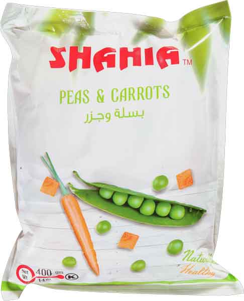 Shahia Frozen Peas & Carrots 400g