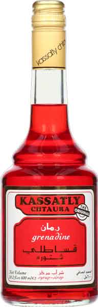 Kassatly Grenadine (pomegranate) Syrup 600ml