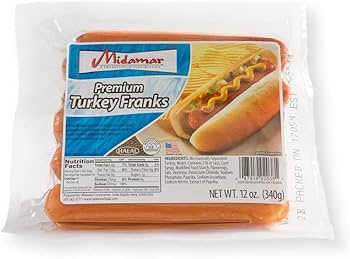 Midamar Halal Turkey Franks 340g