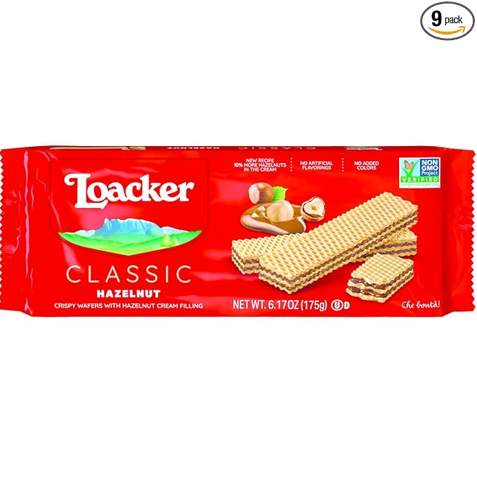 Loacker Wafer Classic Hazelnut 175g