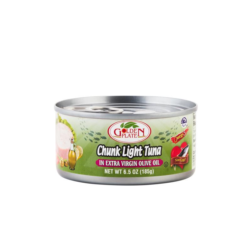 Golden Plate Chunk Light Tuna In Ex Virgin Olive Oil 12oz