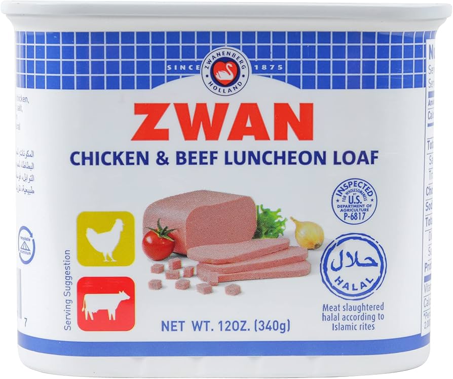 Zwan Chicken and Beef Luncheon Meat 12 oz