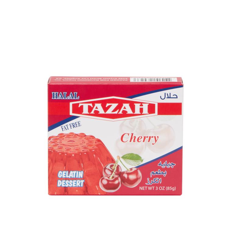 Tazah Cherry Gelatin Jelly Mix 85g