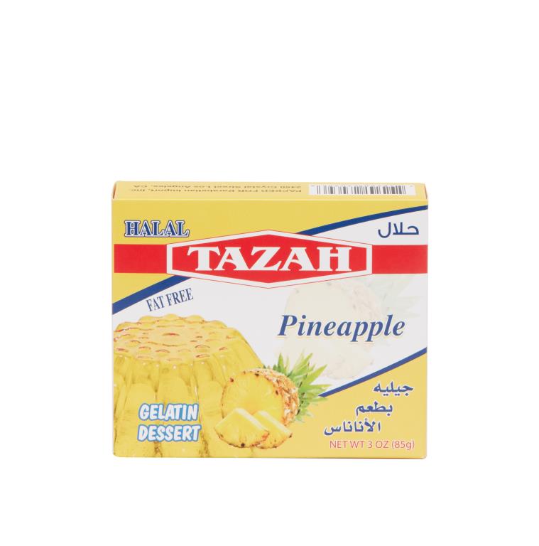 Tazah Pineapple Gelatin Jelly Mix 85g