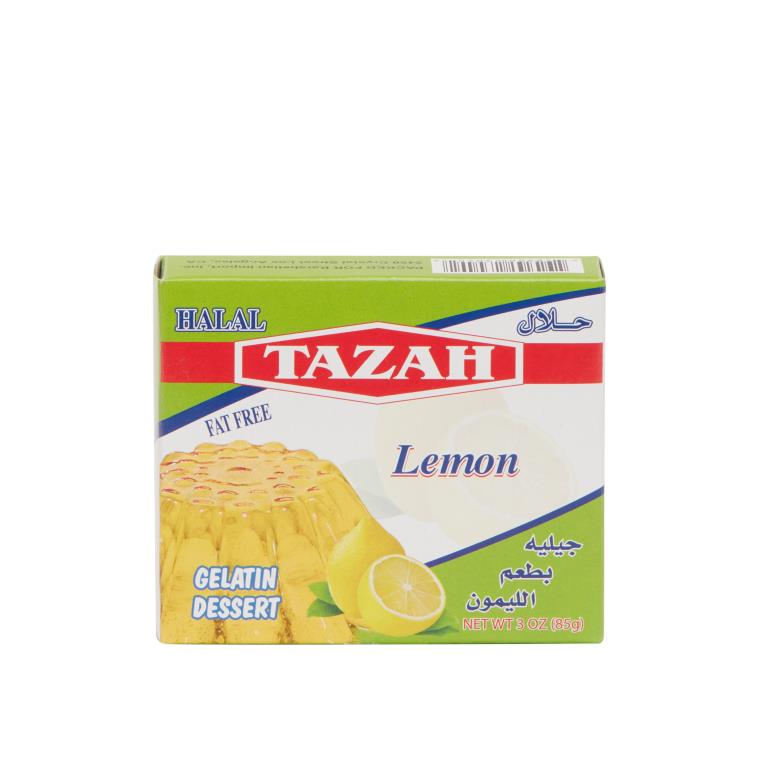 Tazah Lemon Gelatin Jelly Mix 85g