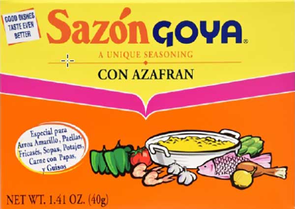 Goya Sazon With Azafran 8pc- 40g