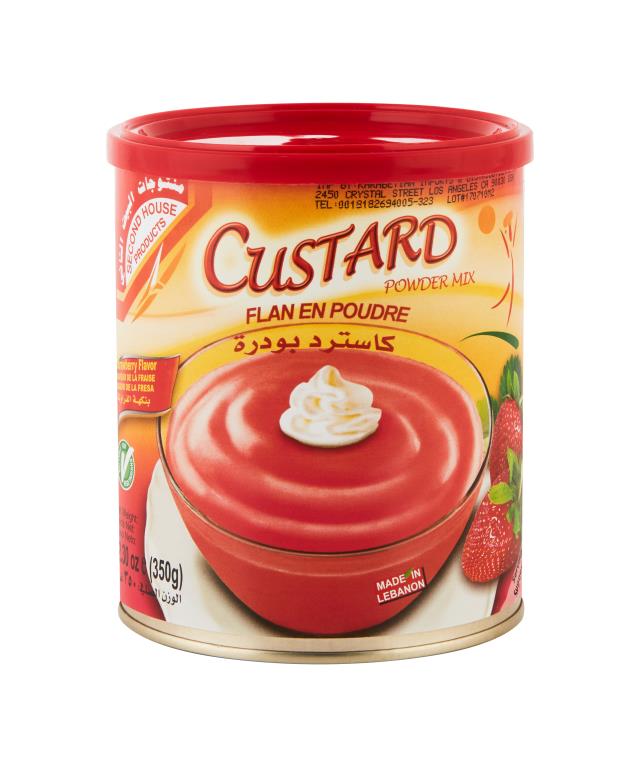 2nd House Strawberry Custard Mix 350g