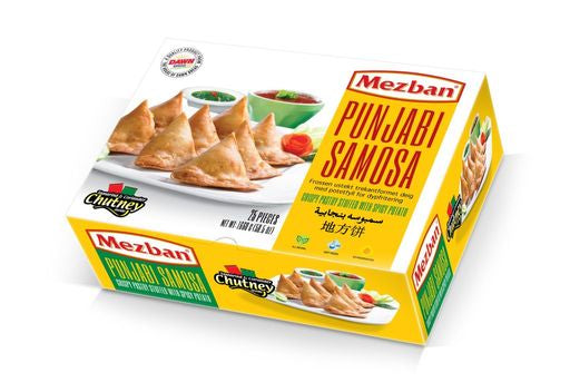 Mezban Punjabi Samosa Family Pack 25pc- 1.6kg