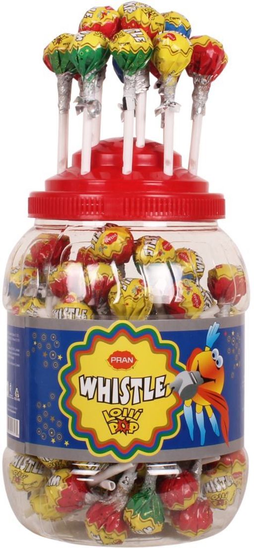 Pran Whistle Lollipop 12gm X 100