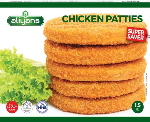 Aliyans Chicken Patties 1lb Promo