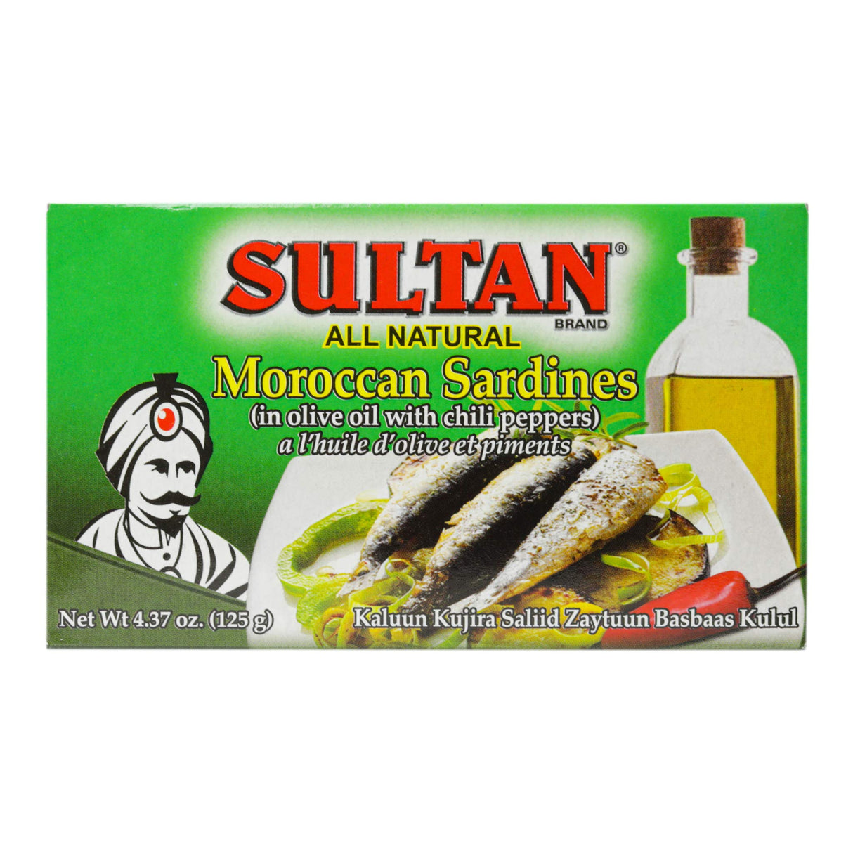 Sultan Sardines Hot w Olive Oil 125g