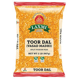 Laxmi Toor Dal Split Yellow Peas - 2lb Bag