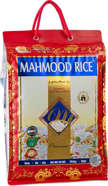 Mahmood Rice White Sella Basmati Rice 10 lb