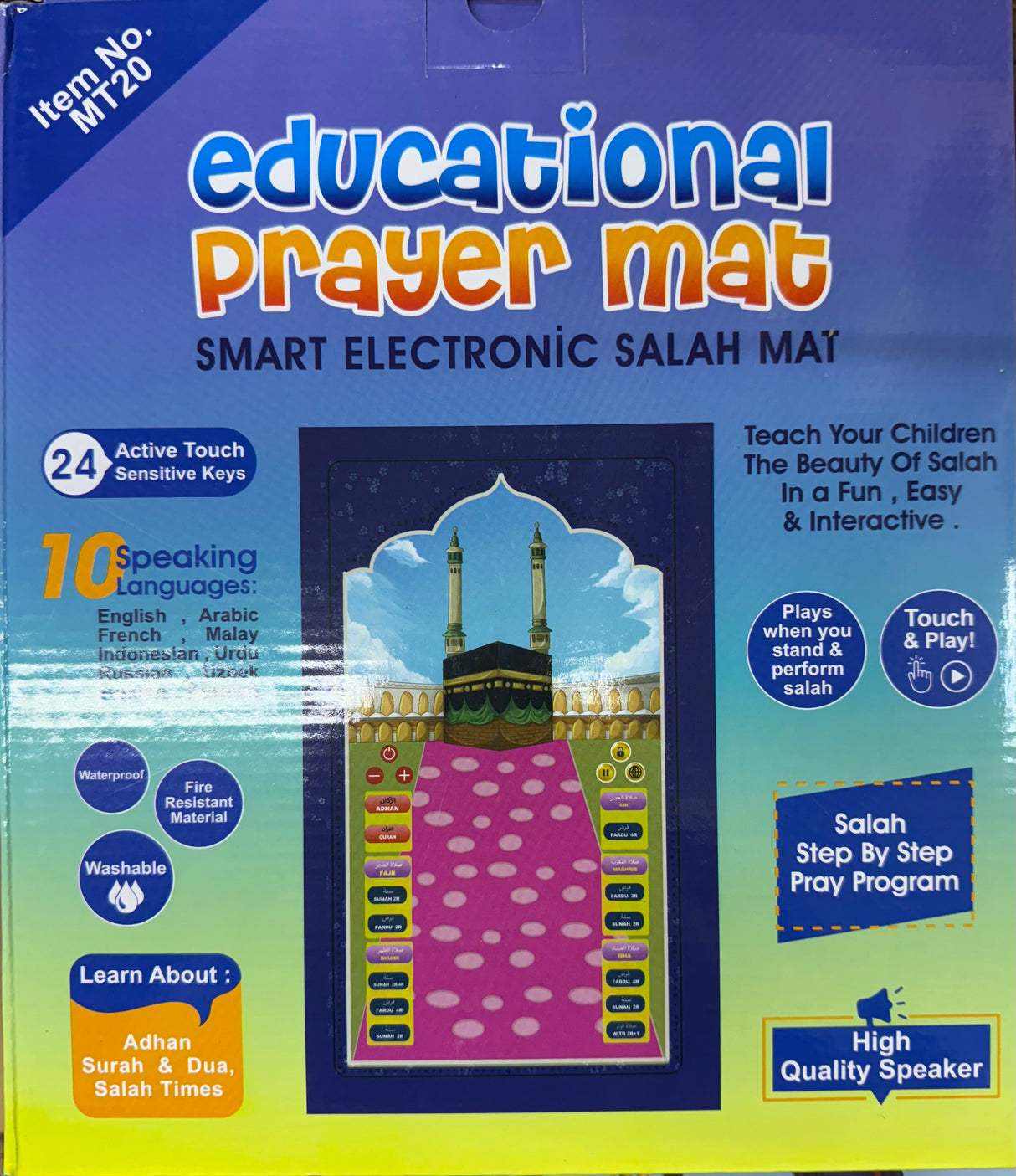 Educational Prayer Mat for kids