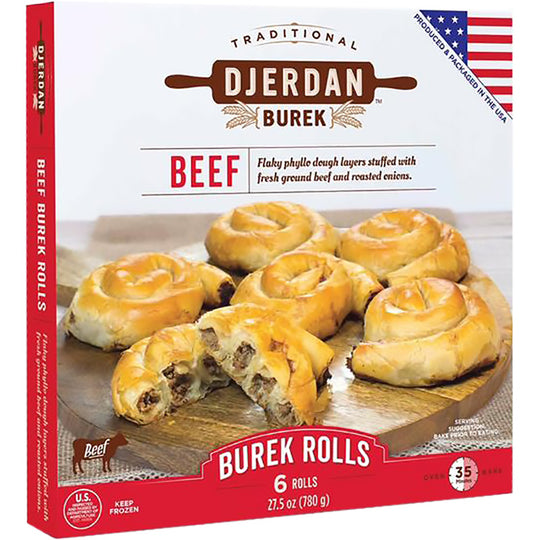 Djerdan Beef Burek Rolls 6ct- 850g