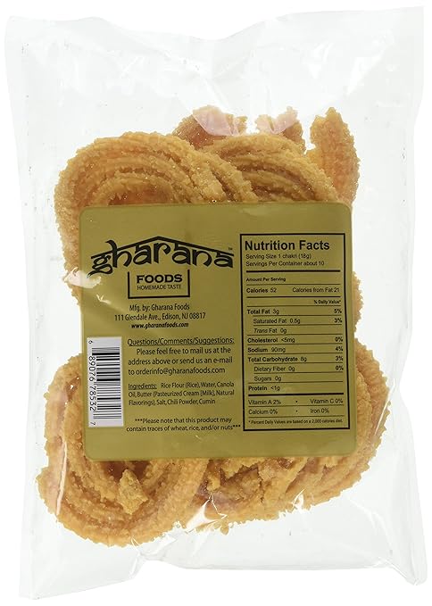 Gharana Foods Original Chakri, 6 oz